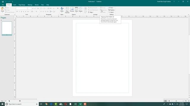 MS Publisher Tutorial - Lesson 1 - Publisher Interface