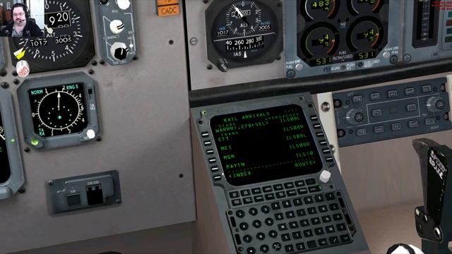 Leonardo Maddog MD80 flies Birmingham to Atlanta on Vatsim смотреть онлайн