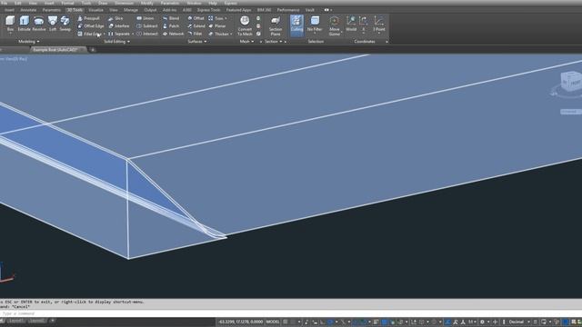 AutoCAD Tutorial Video - Displacement смотреть онлайн