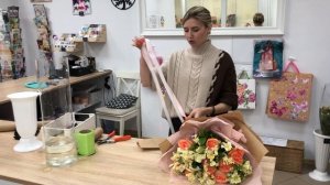 Сборка букета ( Роза + Альстромерия ) ?