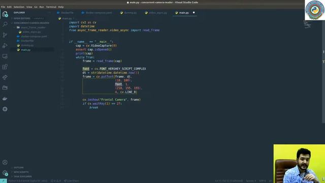 3. Concurreny problems with Python OpenCV - Adding current timestamp to the video frame. смотреть онлайн