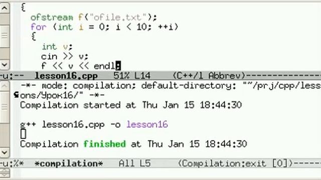 Урок 16. C++ Чтение из файла, запись в файл смотреть онлайн