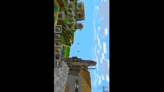 Сид на minecraft PE 0.9.5 Генирация 2 деревень смотреть онлайн