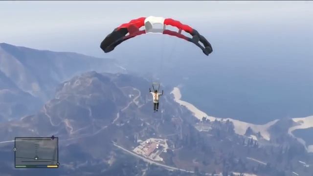 GTA 5 (XBOX360) - Прыгаем с парашюта. смотреть онлайн