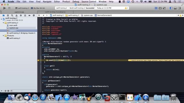 How to call C++ code from swift смотреть онлайн