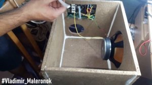 Расчет сабвуфера с фазоинвертором (2.1: расчет короба и сборка) / Subwoofer with a bass reflex