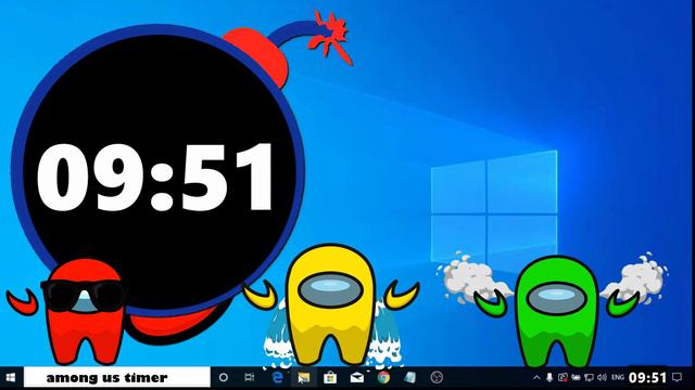 20 Minutes Timer With AMONG US 🚀 20 Minute Timer Bomb With Music смотреть онлайн