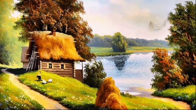 Звуки русской деревни. Пение птиц, лай собак, голоса лошадей и петухов. смотреть онлайн