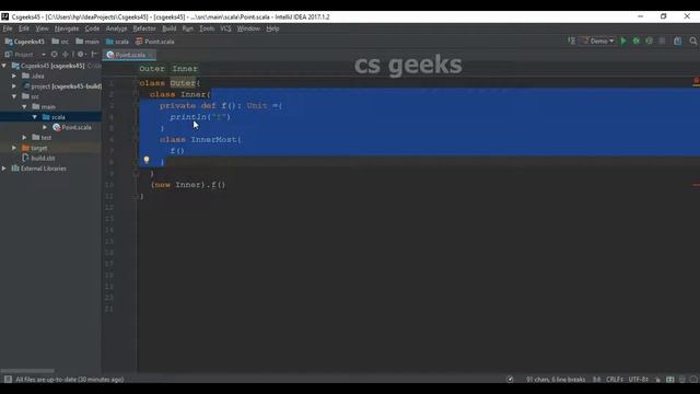Scala Tutorial 6 Private ,Protected And Public Members ( हिन्दी) смотреть онлайн