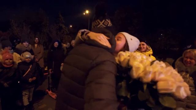 Предложение руки и сердца в парке Победы смотреть онлайн