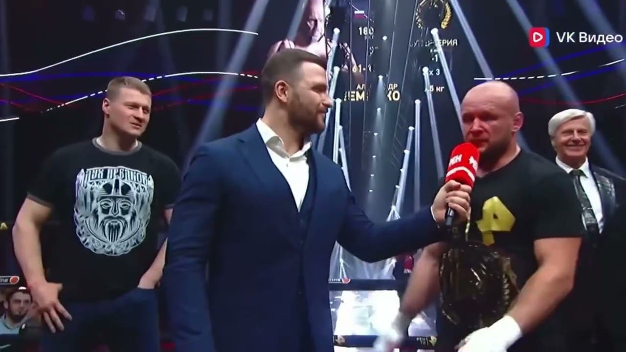 Шлеменко победил Эномото и выиграл пояс смотреть онлайн