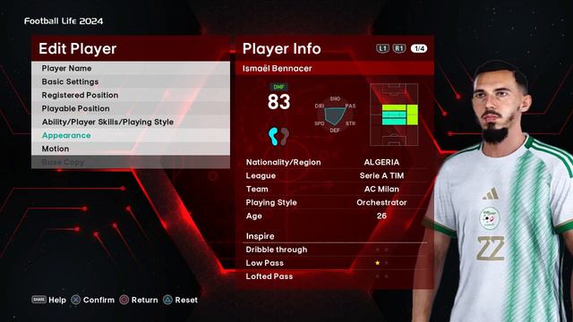 ALGERIA NT AFCON 2024 Facepack PES 2021-SPFL2023 смотреть онлайн