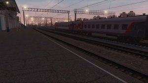 Прибытие поезда №59 Новокузнецк — Кисловодск на вокзал Челябинск Главный | Trainz 19