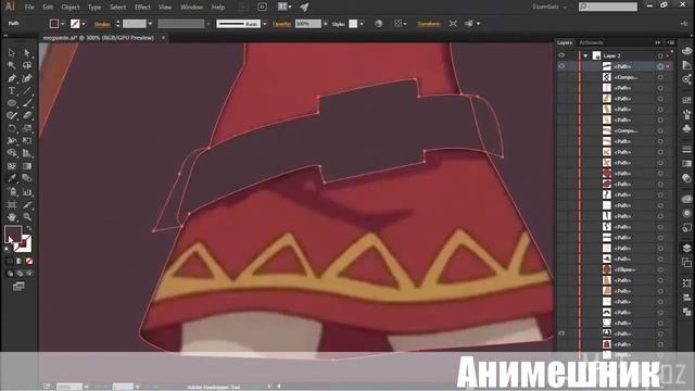 Megumin SpeedArt смотреть онлайн