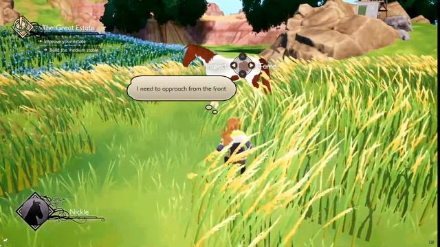 Horse Tales: Emerald Valley Ranch (Switch) gameplay: Catching and taming a wild horse смотреть онлайн