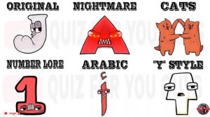 ALPHABET LORE But different versions (A - Z) #6 || abcdefghijklmnopqrstuvwxyz