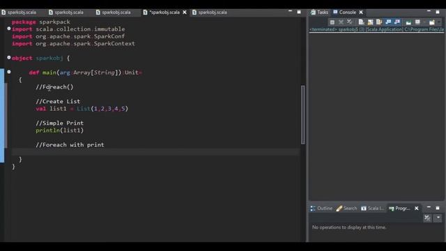 Foreach() Function in Scala | Code 47 смотреть онлайн
