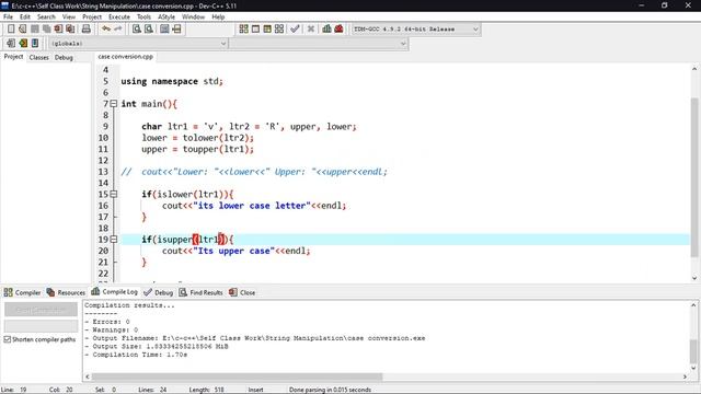 C++ Character Manipulation смотреть онлайн