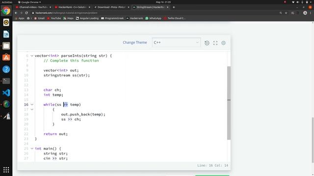#10 StringStream | Hackerrank C++ Solutions смотреть онлайн