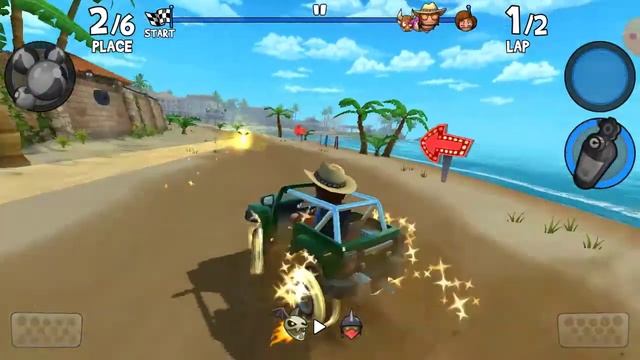 beach buggy racing2 | beach bro the king of beach bums & bulldog | easy & cool race смотреть онлайн