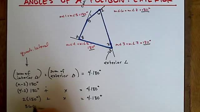 Sum of the Exterior Angles of a Convex Polygon смотреть онлайн