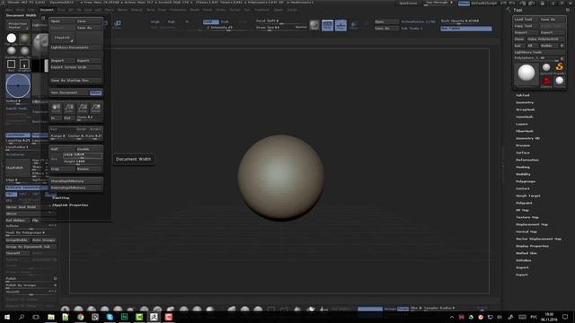 Zbrush | Панель задач перекрывает Zbrush
