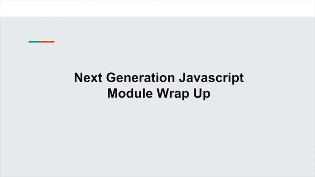 wrap-up next generation javascript module | learn React.js Part 2.11 смотреть онлайн