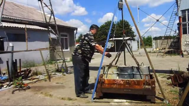 Испытание треноги и лебёдки. Часть 2 смотреть онлайн