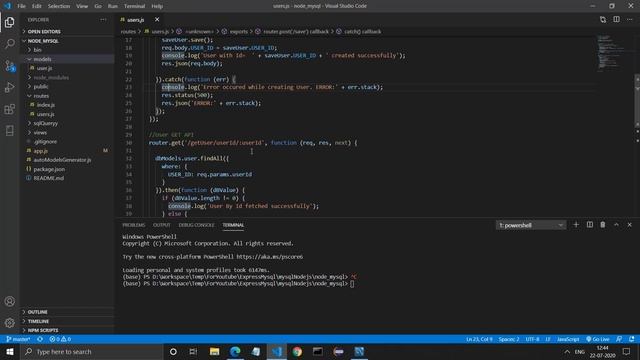 Nodejs MySQL Tutorial with Git Rest Api example | Begginers смотреть онлайн