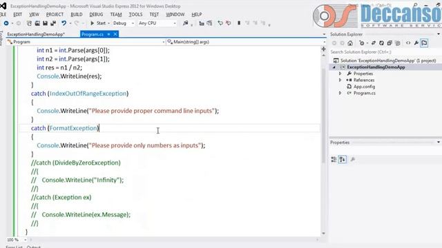 1 What Exception And Behavior Of Try And Catch Blocks смотреть онлайн