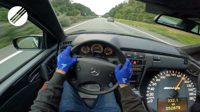 Mercedes-Benz E55 AMG W210 TOP SPEED DRIVE ON GERMAN AUTOBAHN ? смотреть онлайн
