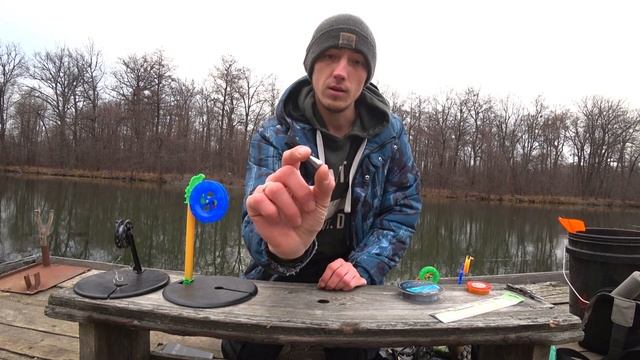 КАК ОСНАСТИТЬ зимнюю ЖЕРЛИЦУ !? какие перчатки выбрать для зимний рыбалки !? смотреть онлайн