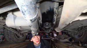 Замена сальника хвостовика редуктора Subaru