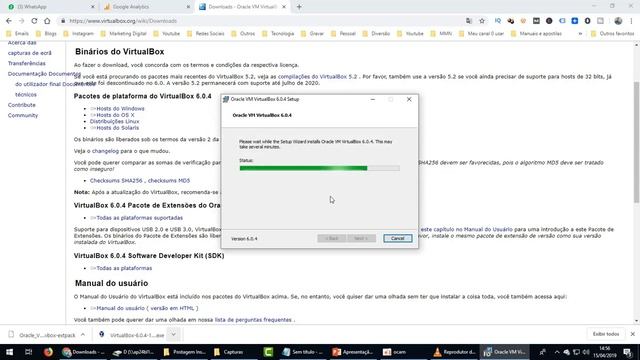 Como Instalar o VirtualBox 6.0 e o pacote de Extensões do VirtualBox 6.0 смотреть онлайн