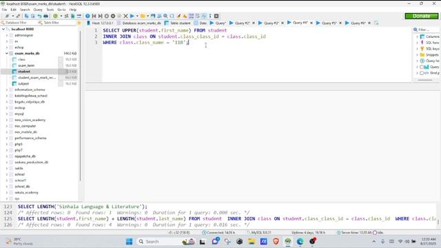 Data Base Task 30 |Write a Query Statement| 1st Year | Java Institute смотреть онлайн