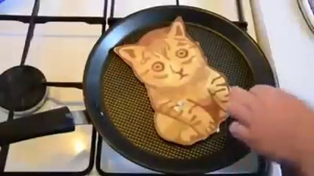 Блины с рисунком! смотреть онлайн