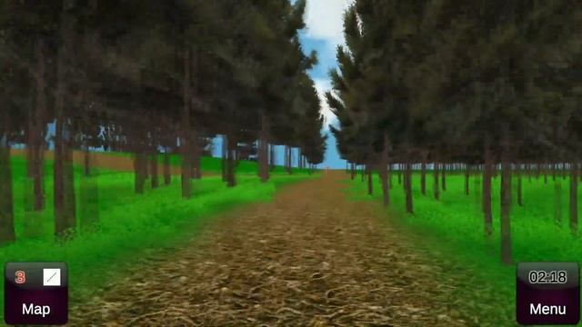 Прохождение дистанции для начинающих. Android игра "Спортивное ориентирование" смотреть онлайн