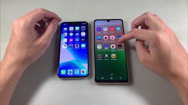 Сравнение Samsung Galaxy A33 vs iPhone X смотреть онлайн