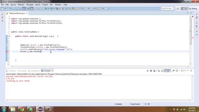 Selenium Firefox Profile Language preferences смотреть онлайн