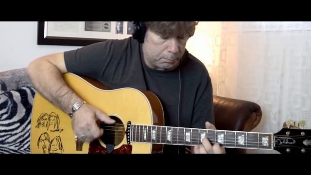 Song in Open D Tuning improvisation | Gibson J-160E John Lennon Limited Edition смотреть онлайн