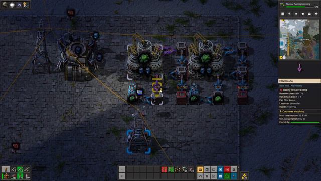 Factorio Space Exploration #11 Uranium enrichment and Nukes! смотреть онлайн