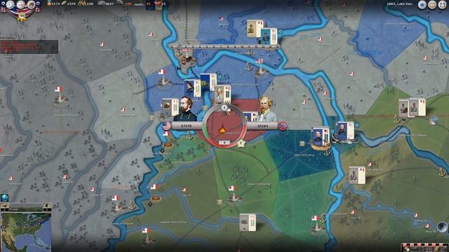 American Civil War 2 (AGEOD) | USA CAMPAIGN | Nov 1862 - Feb 1863 | Part 9 смотреть онлайн