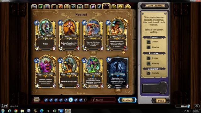 4800+ Golden Hearthstone Cards Featuring 5 Mana Neutral cards смотреть онлайн