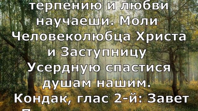 Как устроиться в жизни / тропарь и кондак Преподобного Амвросия Оптинского. (Текст) / 23 октября смотреть онлайн
