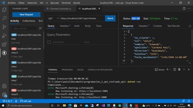 Consumir Api Rest de .net core en Java Web Apache NetBeans смотреть онлайн