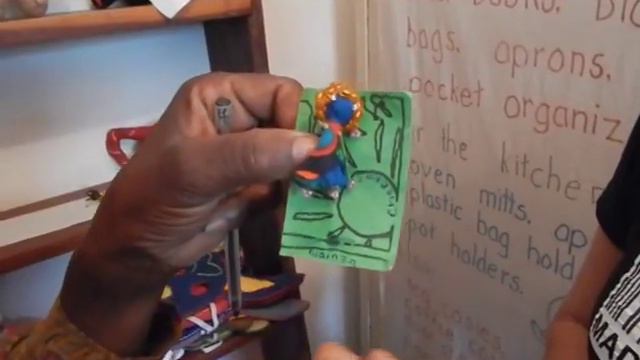 Georgina and Jocelyn talk about beaded doll broaches to sell in Zambia смотреть онлайн