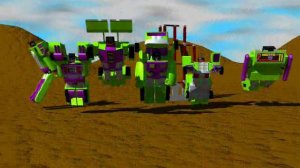 Transformers G1 Devastator 3D Animation