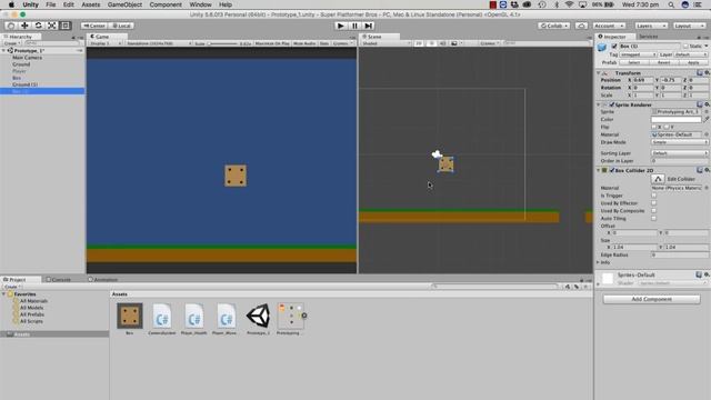 Unity Tutorial - 2D Side Scroller (Super Platformer Bros) Episode 3 - Basic Enemy смотреть онлайн