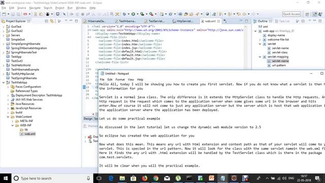 Your first HttpServlet смотреть онлайн