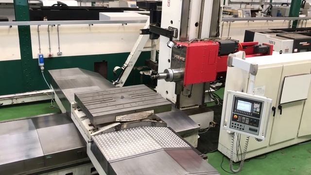 GIDDINGS & LEWIS RT1250 CNC Table Type Horizontal Borer With Siemens 840D Control